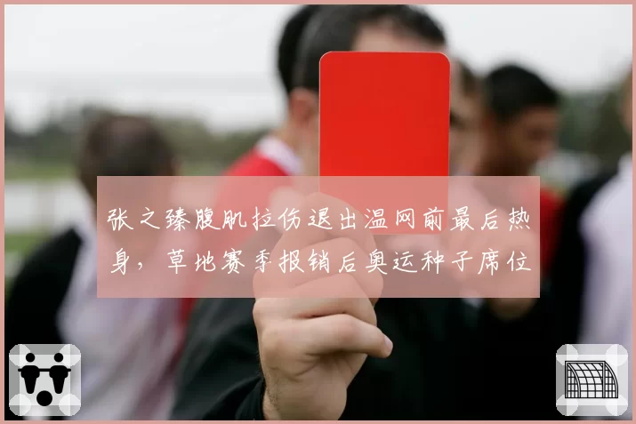 张之臻腹肌拉伤退出温网前最后热身,草地赛季报销后奥运种子席位告急?